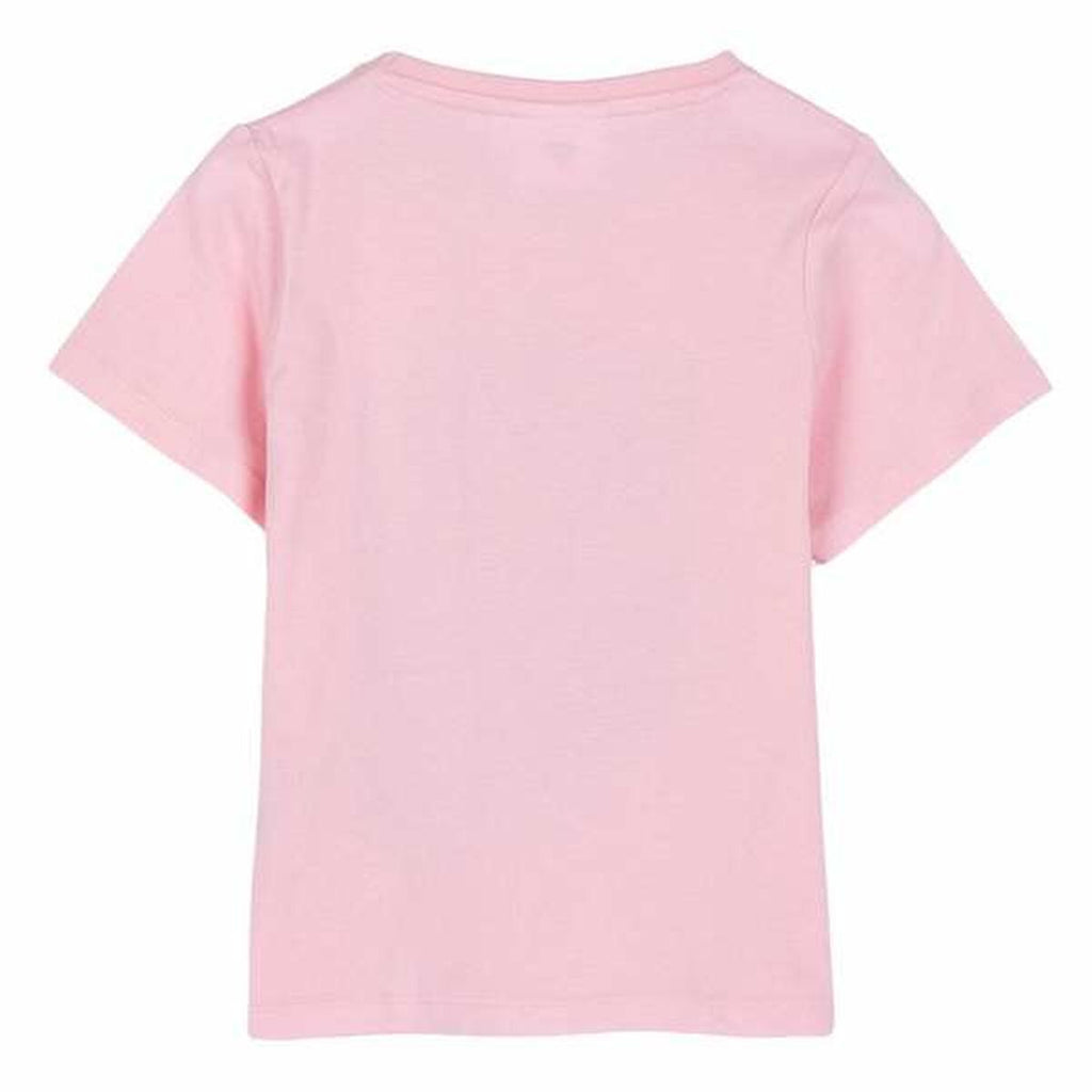 Kurzarm-T-Shirt für Kinder The Paw Patrol Weiß Rosa