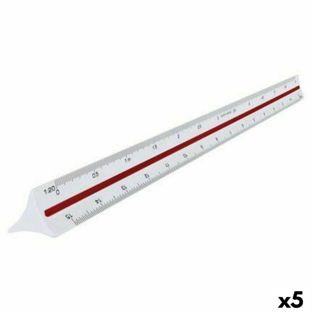 Lineal Maped Weiß 30 cm (5 Stück)