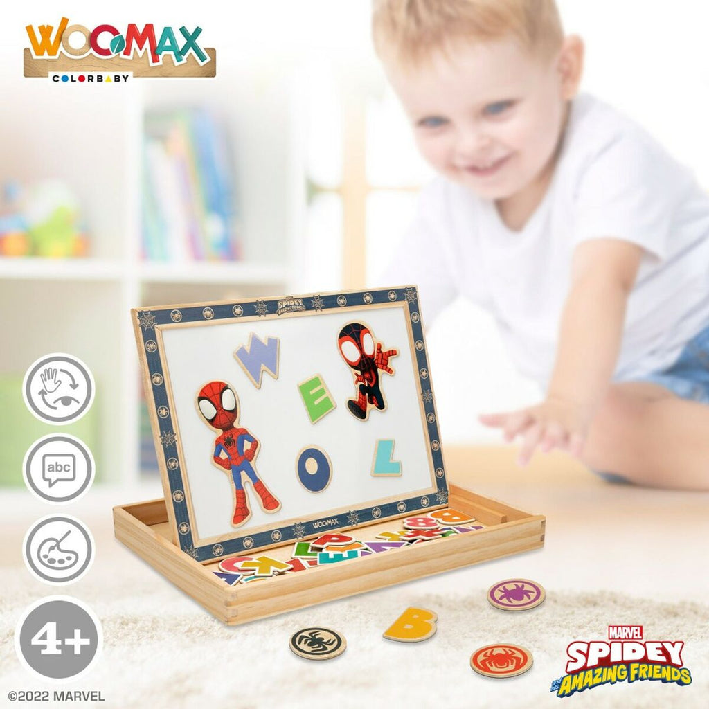 Magnettafel Spider-Man Holz 29,5 x 2,5 x 22 cm (6 Stück)