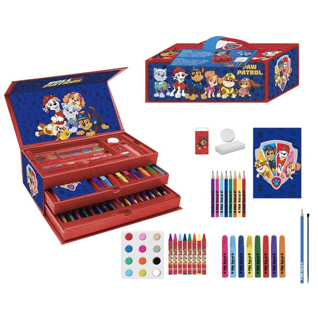 Malerei-Set The Paw Patrol Aktentasche Dunkelblau