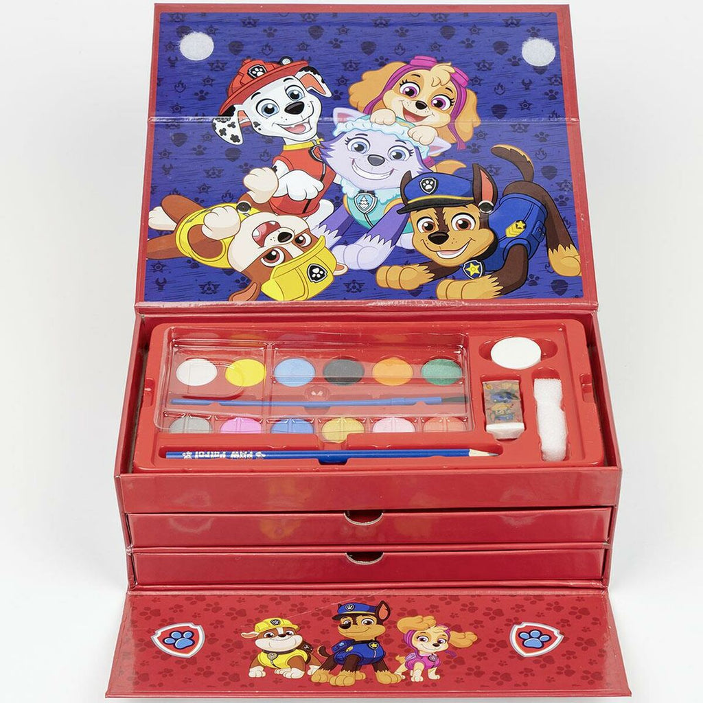 Malerei-Set The Paw Patrol Aktentasche Dunkelblau