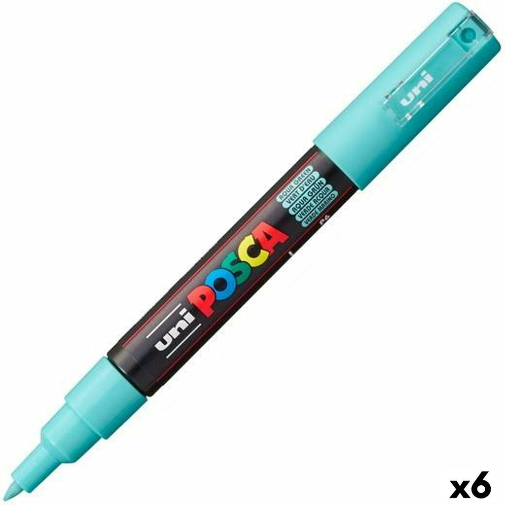 Marker POSCA PC-1M Grün/Blau (6 Stück)