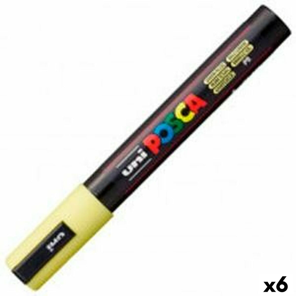 Marker POSCA PC-5M Gelb (6 Stück)