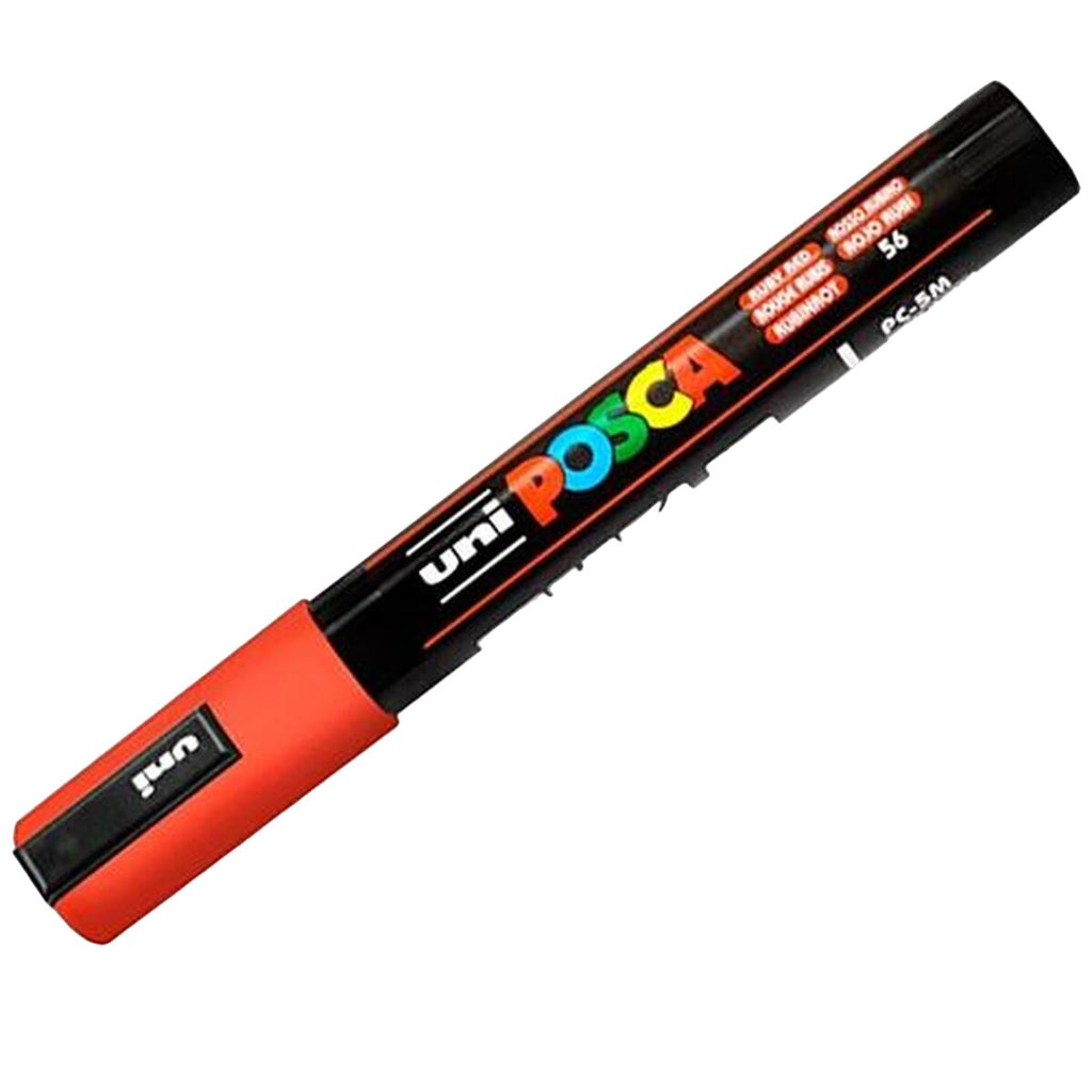 Marker POSCA PC-5M Rot (6 Stück)