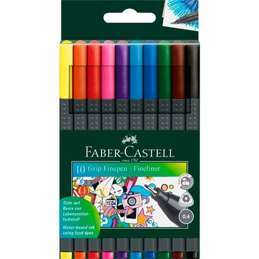 Marker-Set Faber-Castell Grip Finepen (10 Stück)