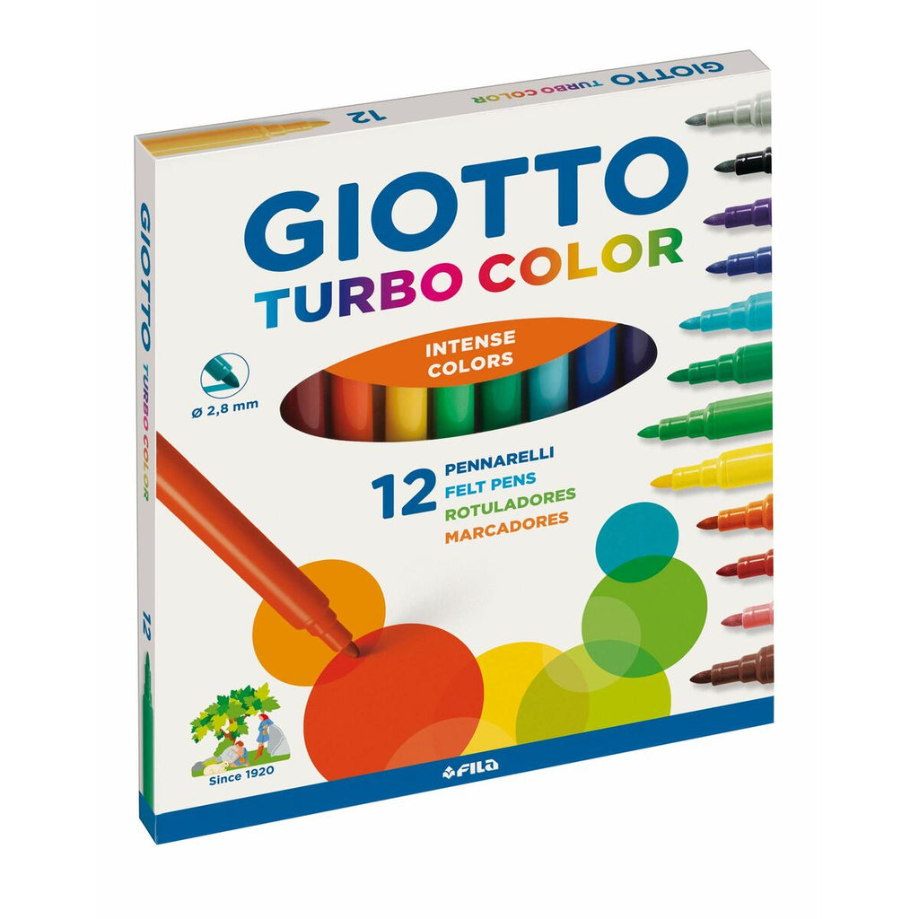 Marker-Set Giotto 416000 Bunt (12 Stück)