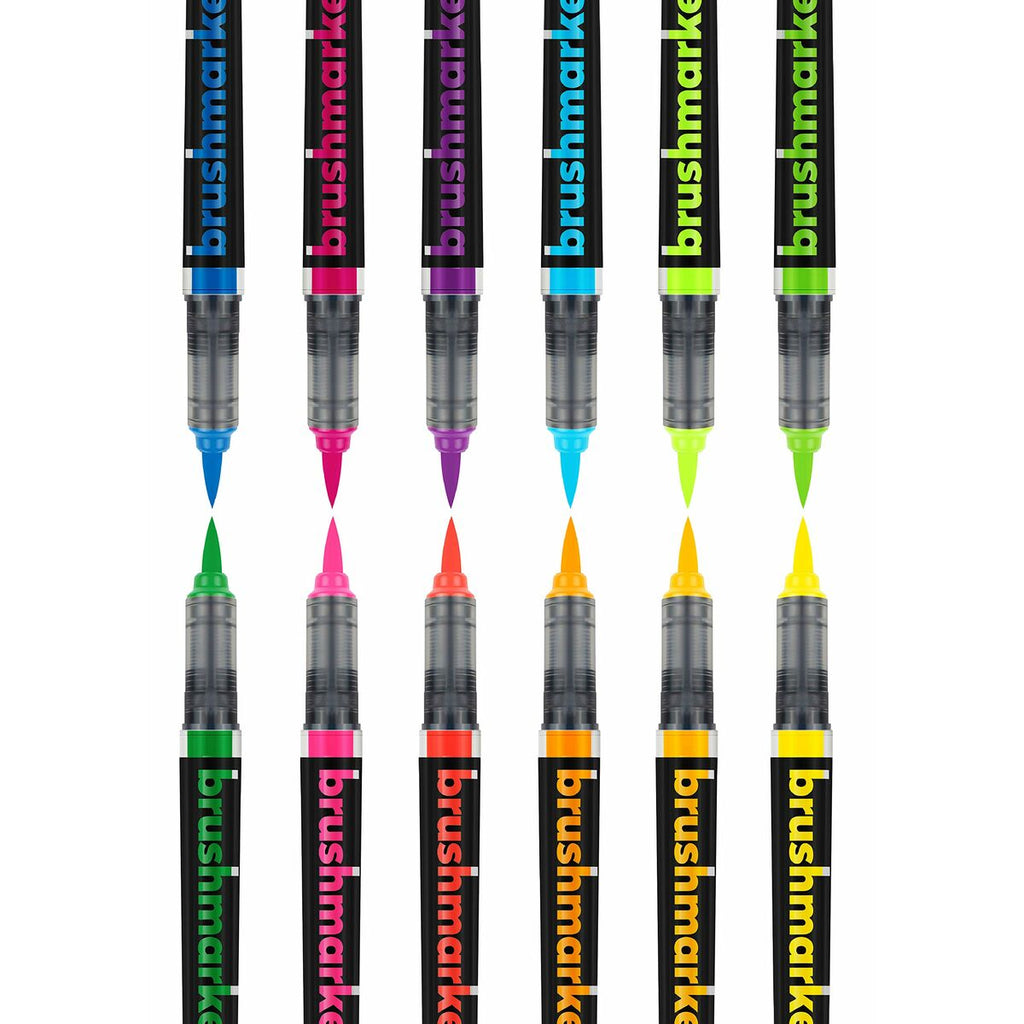 Marker-Set Karin Brushmarker Pro Neon 12 Stücke