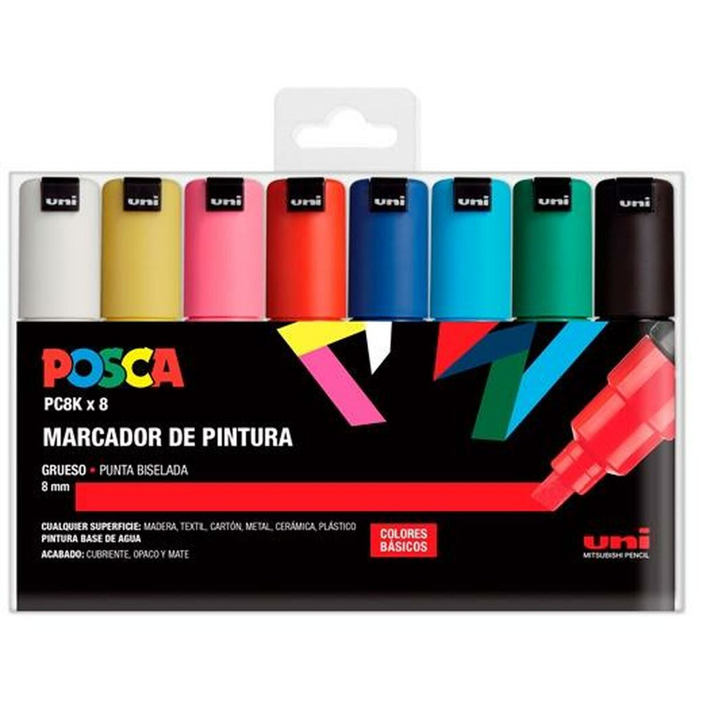 Marker-Set POSCA PC-8K 8 Stücke Bunt