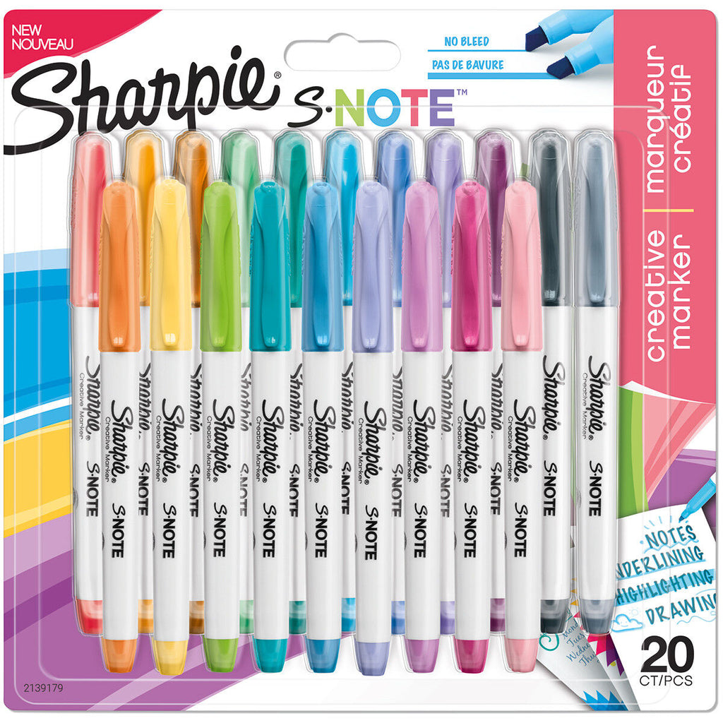 Marker-Set Sharpie 2139179 Bunt 20 Stücke