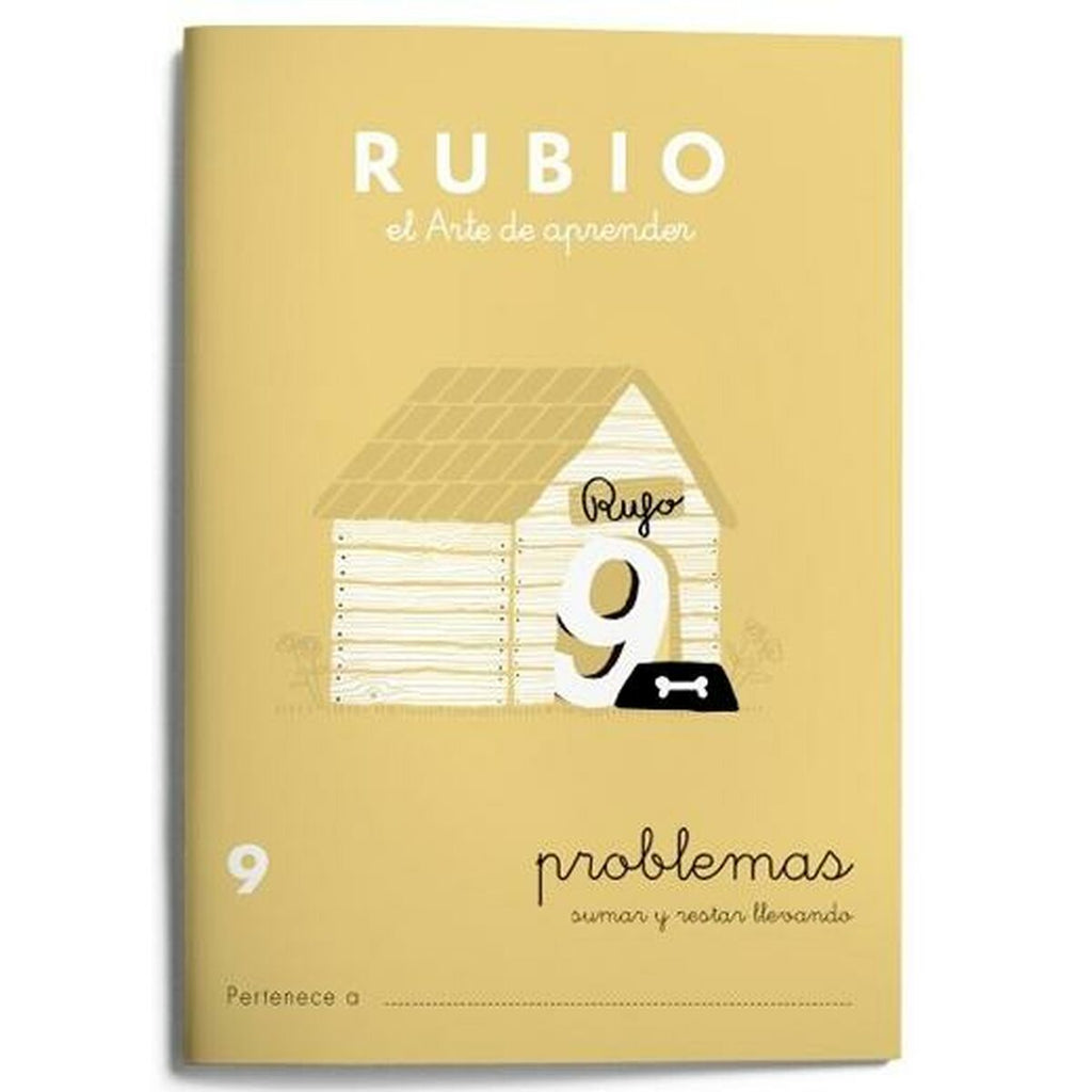 Mathematik-Heft Rubio Nº9 A5 Spanisch 20 Bettlaken (10 Stück)