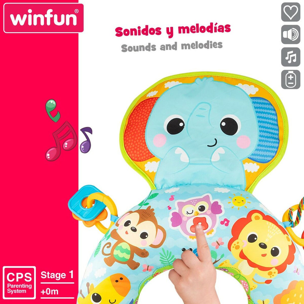 Musik-Spielzeug Winfun 32 x 8,5 x 42 cm (2 Stück) Kissen Rassel