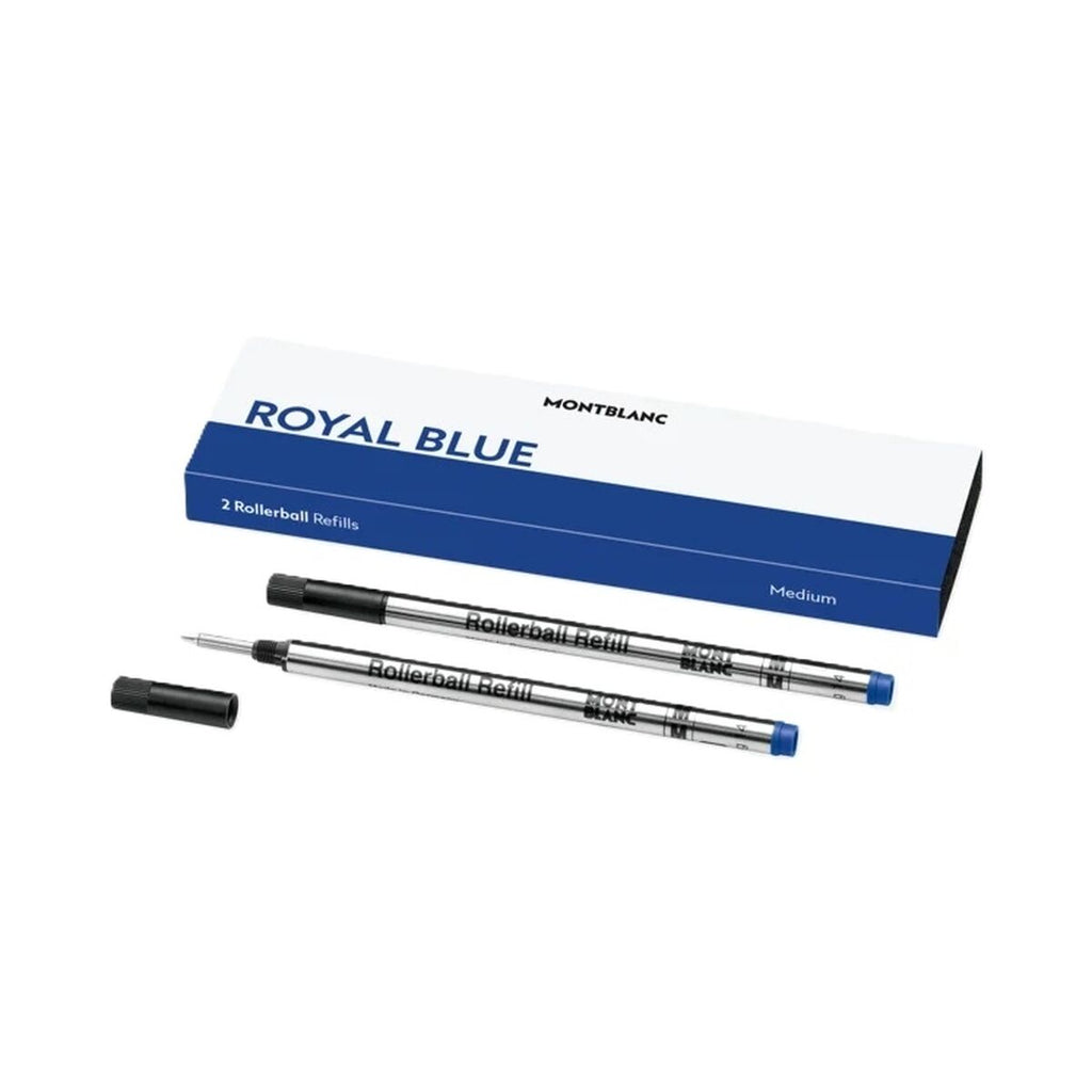 Nachfüllung für Kugelschreiber Montblanc ROYAL BLUE Blau (2 Stück)