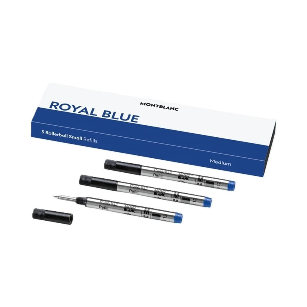 Nachfüllung für Kugelschreiber Montblanc ROYAL BLUE Blau (3 Stück)