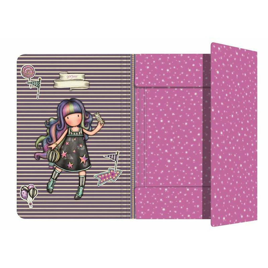 Notizbuch Gorjuss Fairground Up and Away Lila A4 24,8 x 9 x 33,4 cm