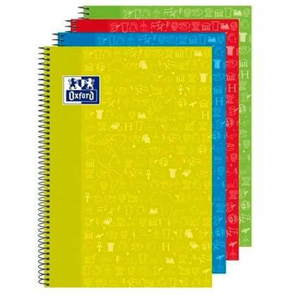 Notizbuch Oxford Write & Erase Bunt Din A4 4 Stücke 80 Bettlaken