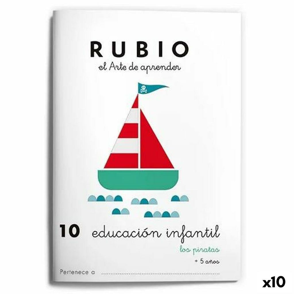 Notizbuch für die frühkindliche Bildung Rubio Nº10 A5 Spanisch (10 Stück)