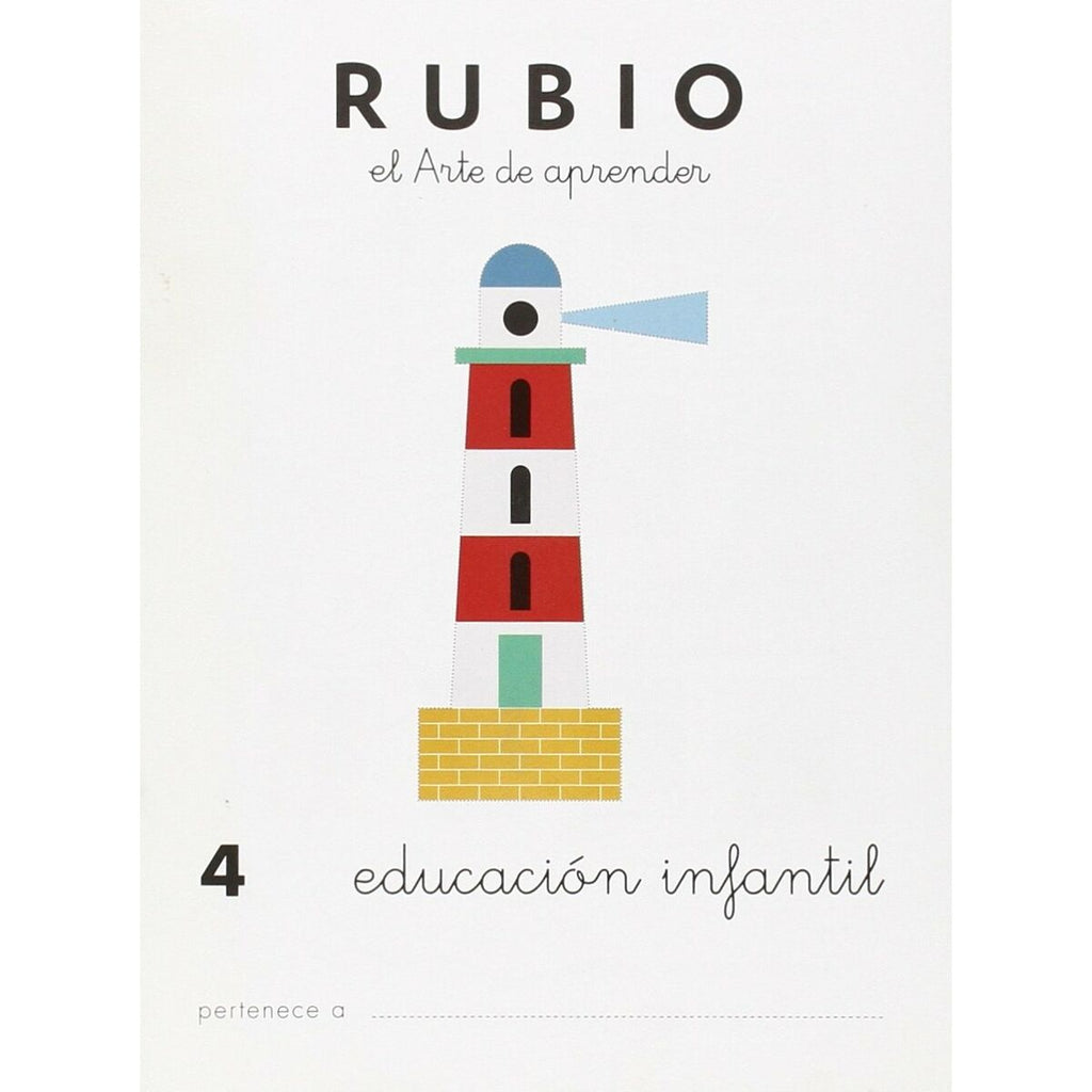 Notizbuch für die frühkindliche Bildung Rubio Nº4 A5 Spanisch (10 Stück)