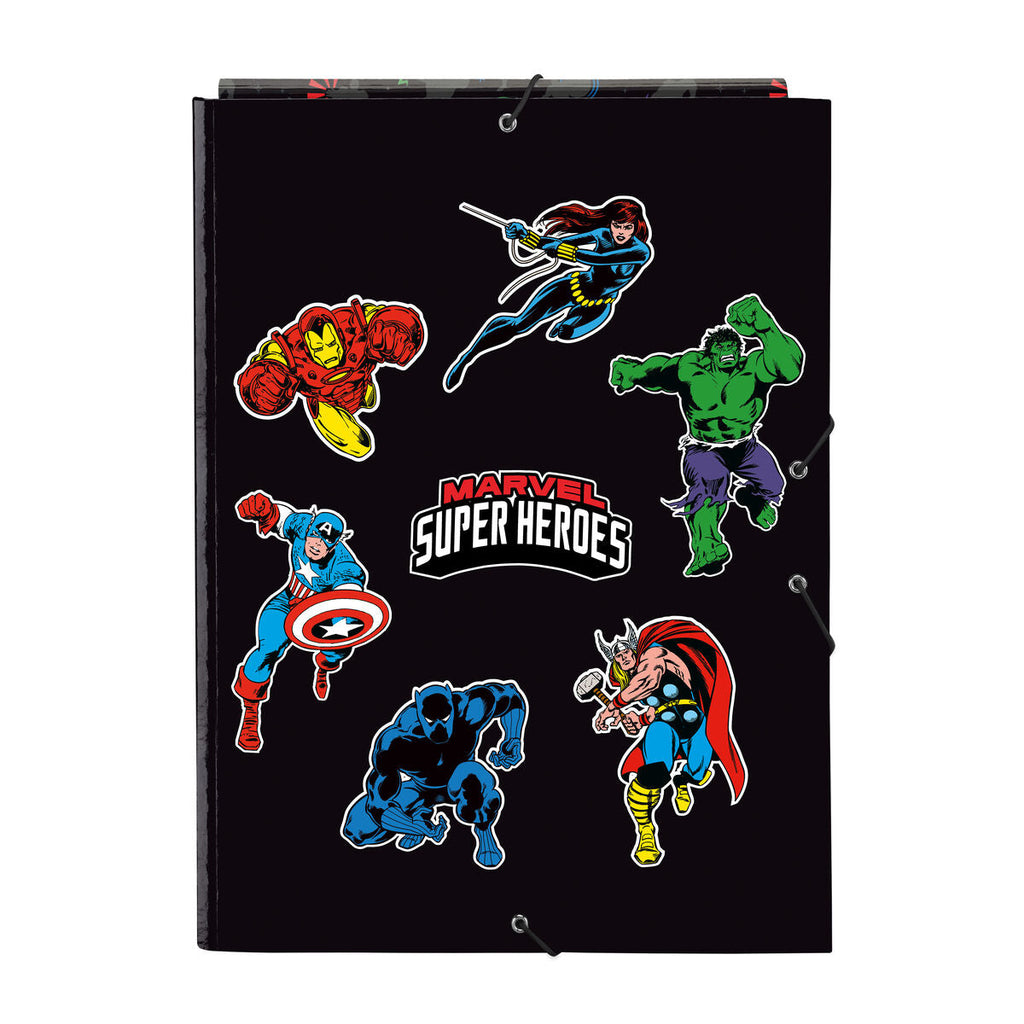 Ordnungsmappe The Avengers Super heroes Schwarz A4