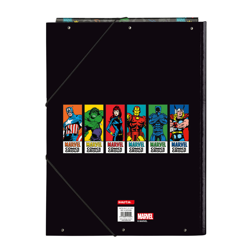 Ordnungsmappe The Avengers Super heroes Schwarz A4