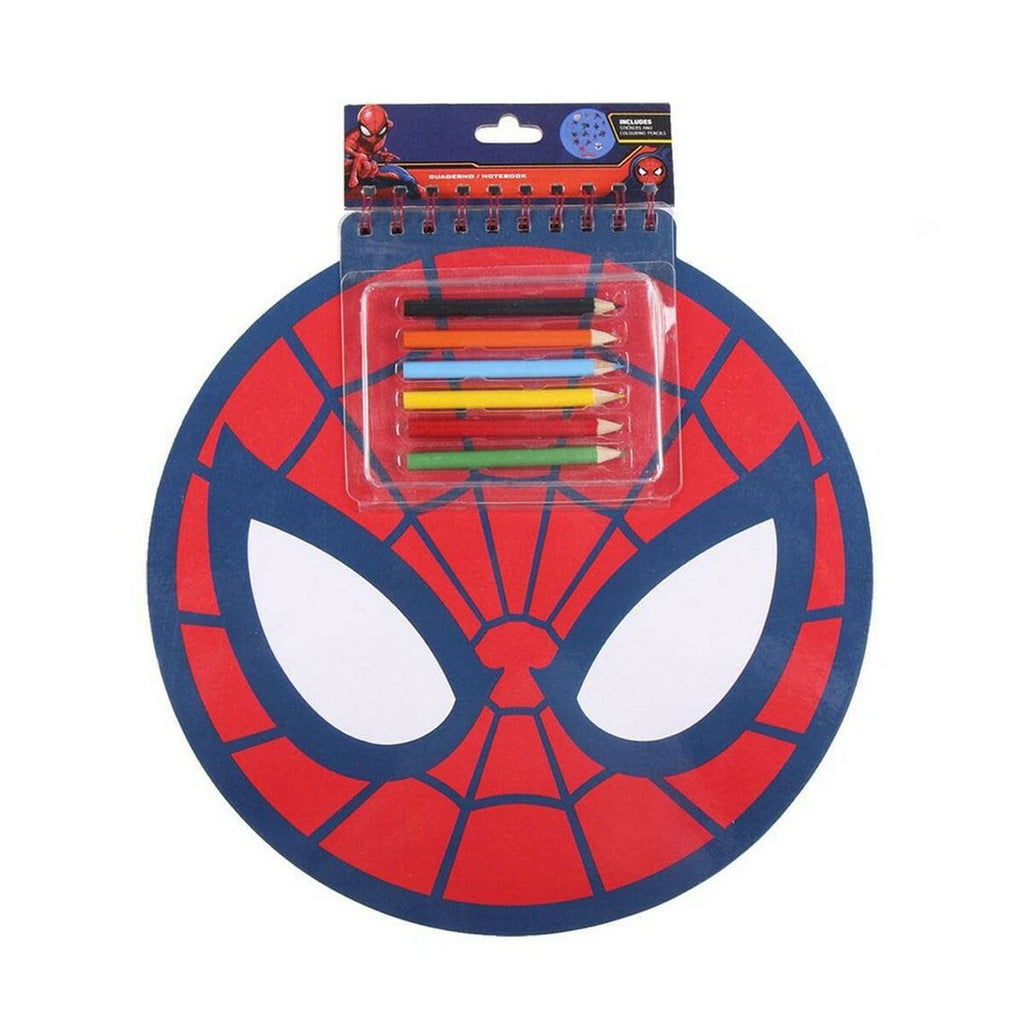 Papierwaren-Set Spider-Man Notizbuch Rot (30 x 30 x 1 cm)