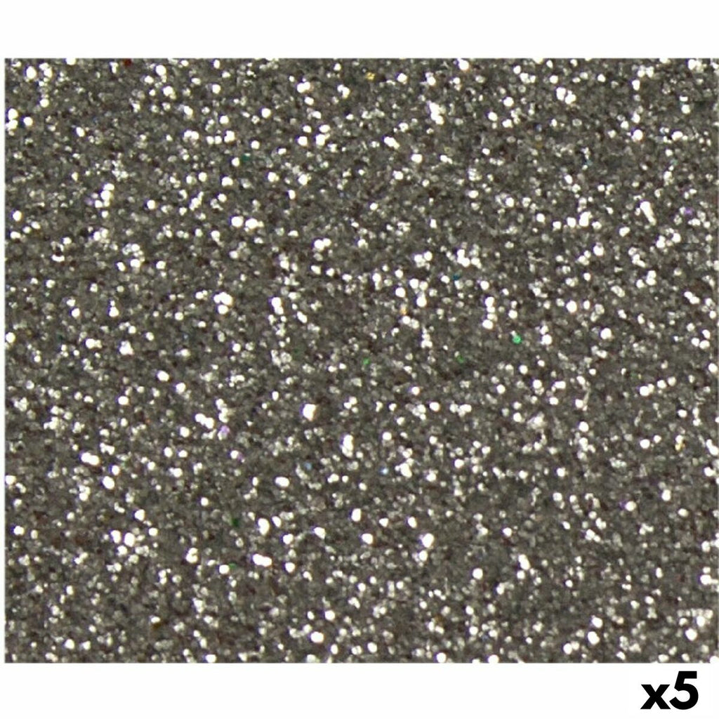 Pappe Grafoplas Glitzernd Silberfarben 50 x 65 cm