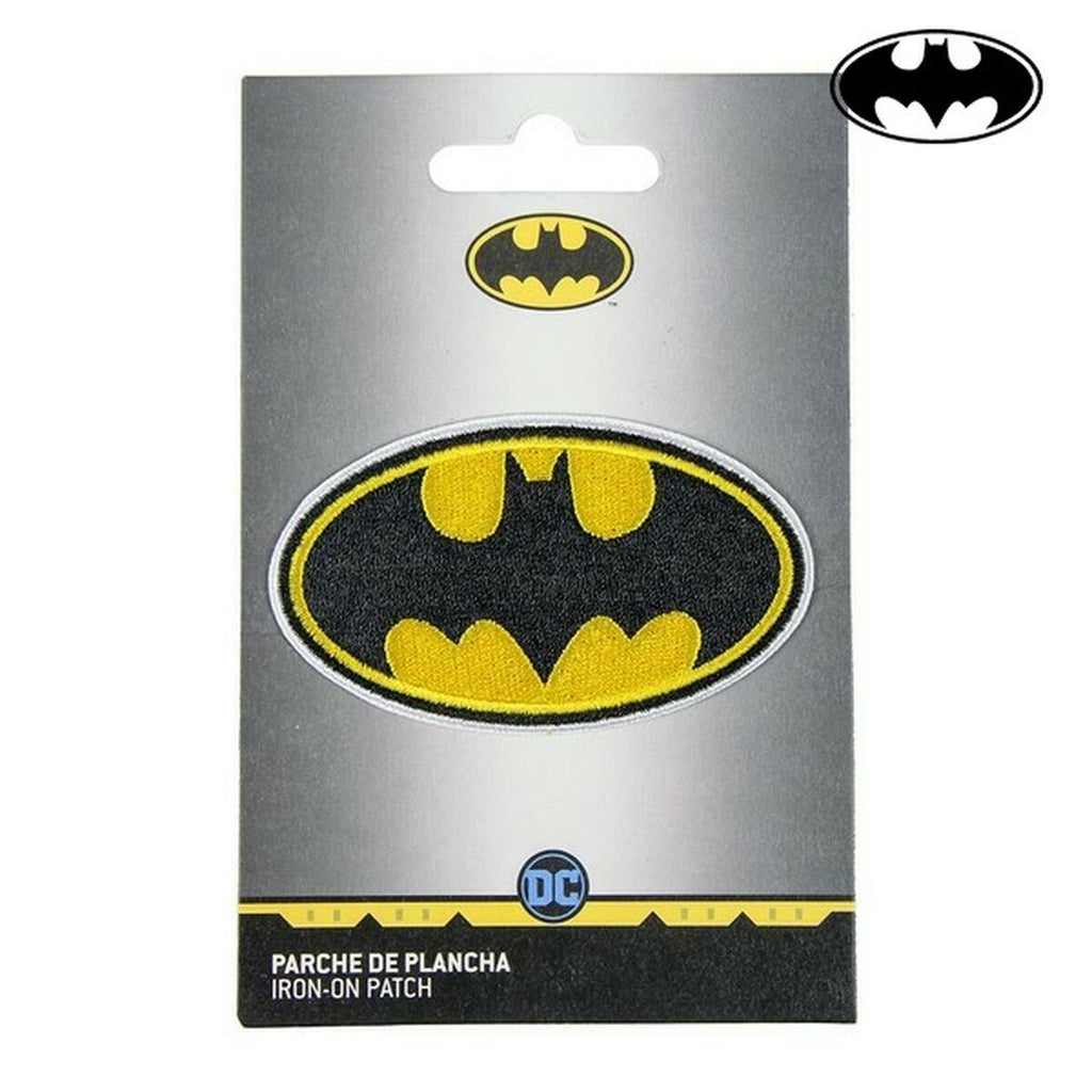 Patch Batman Schwarz 8,5 x 4,9 cm Gelb