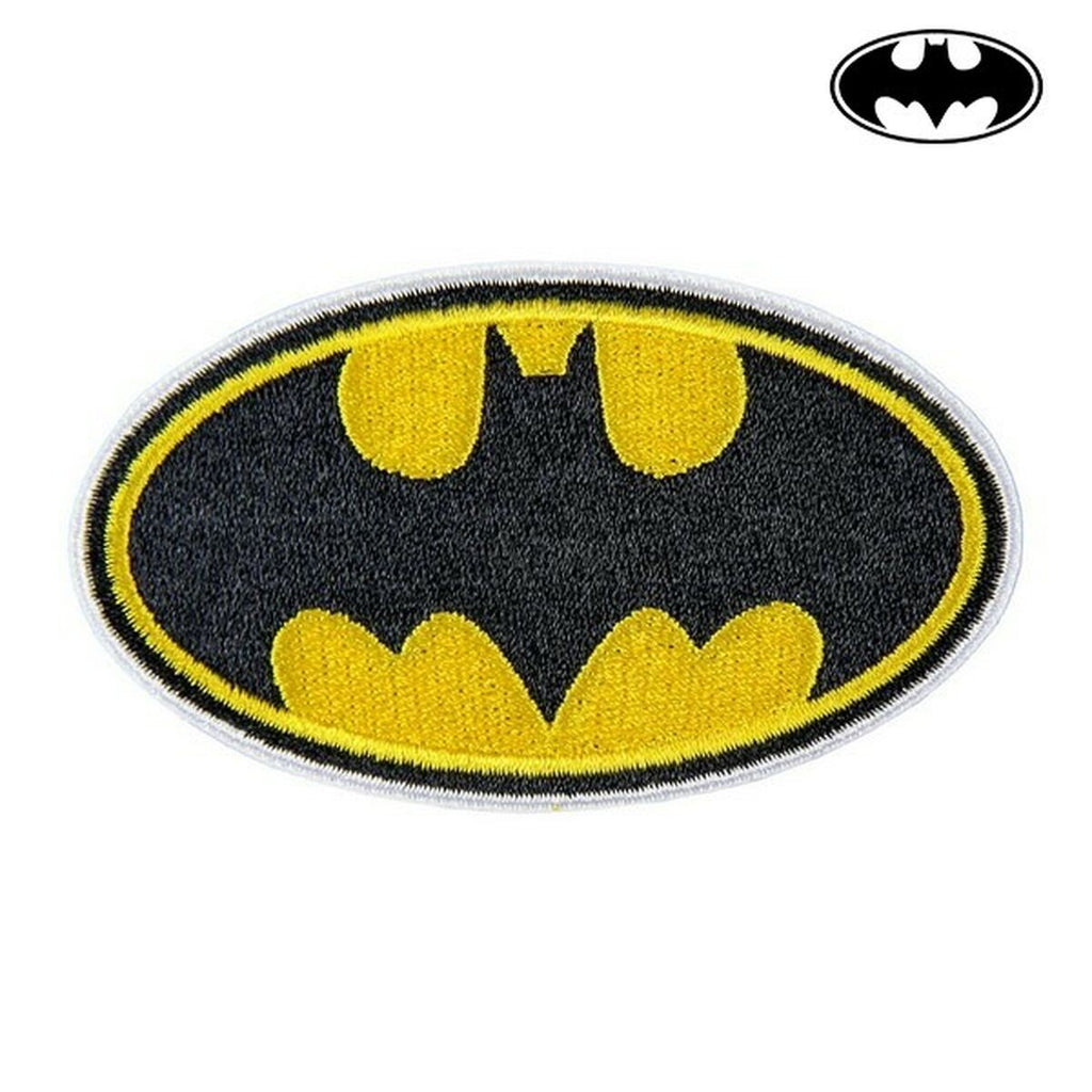 Patch Batman Schwarz 8,5 x 4,9 cm Gelb