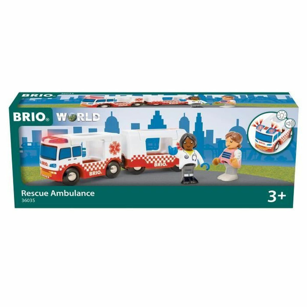 Playset Brio Rescue Ambulance 4 Stücke