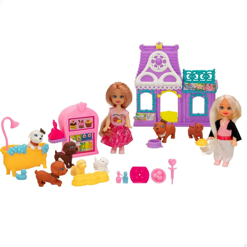 Playset Colorbaby Bella 4 Stück 5,5 x 12 x 3,5 cm Haustiere