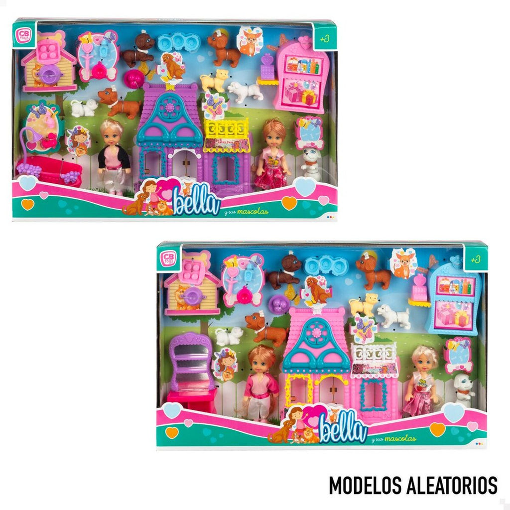 Playset Colorbaby Bella 4 Stück 5,5 x 12 x 3,5 cm Haustiere