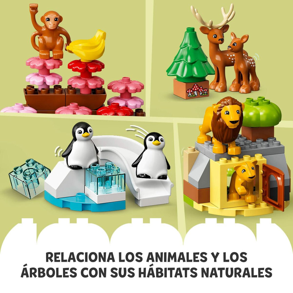 Playset Lego 10975 DUPLO Wild Animals of the World (142 Stücke)