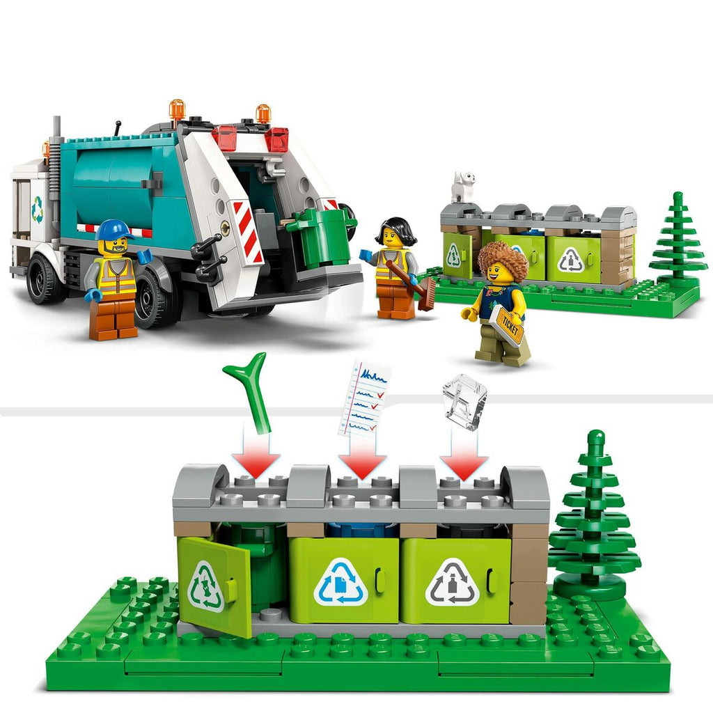 Playset Lego City 60386 Recycling truck Müllwagen