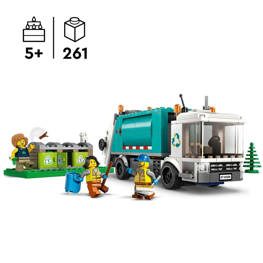 Playset Lego City 60386 Recycling truck Müllwagen