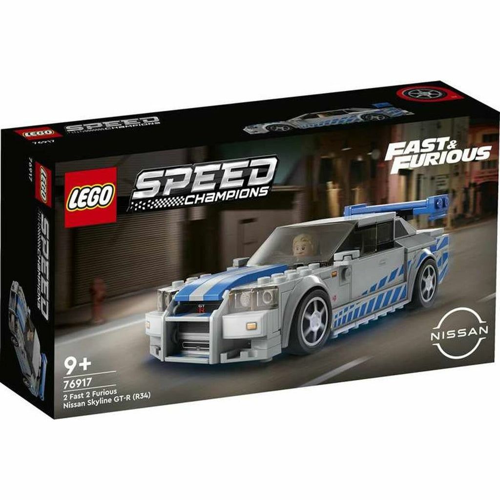 Playset Lego Fast and Furious: 76917 Nissan Skyline GT-R (R34) 319 Stücke