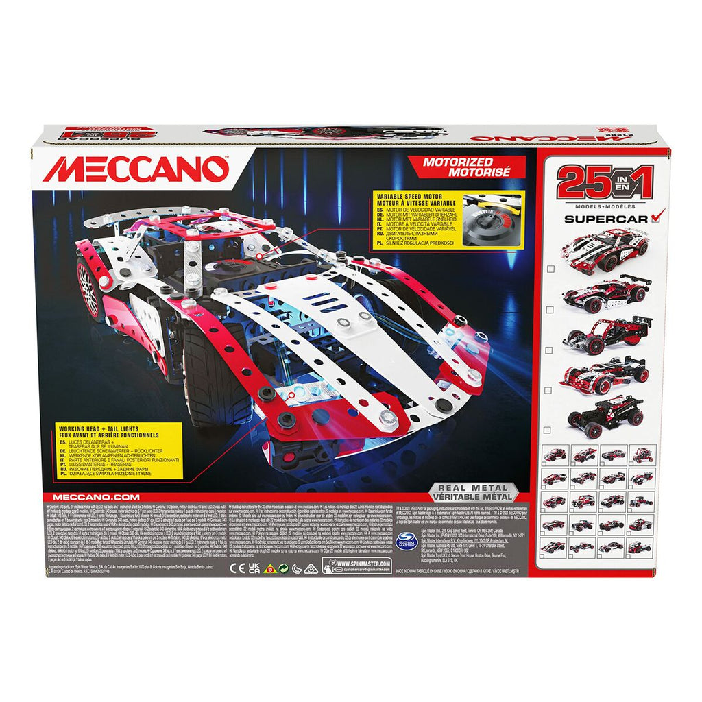 Playset Meccano Supercar 347 Stücke