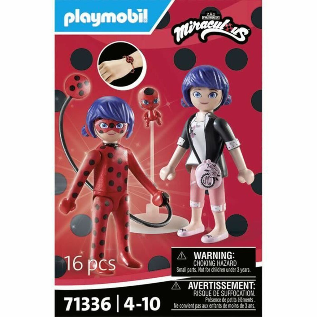 Playset Playmobil 71336 Miraculous: Marinette & Ladybug 16 Stücke