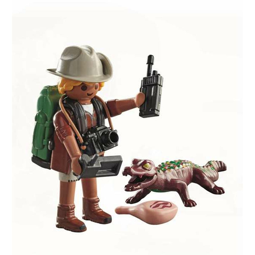 Playset Playmobil Special Plus: Researcher with Alligator 71168 9 Stücke