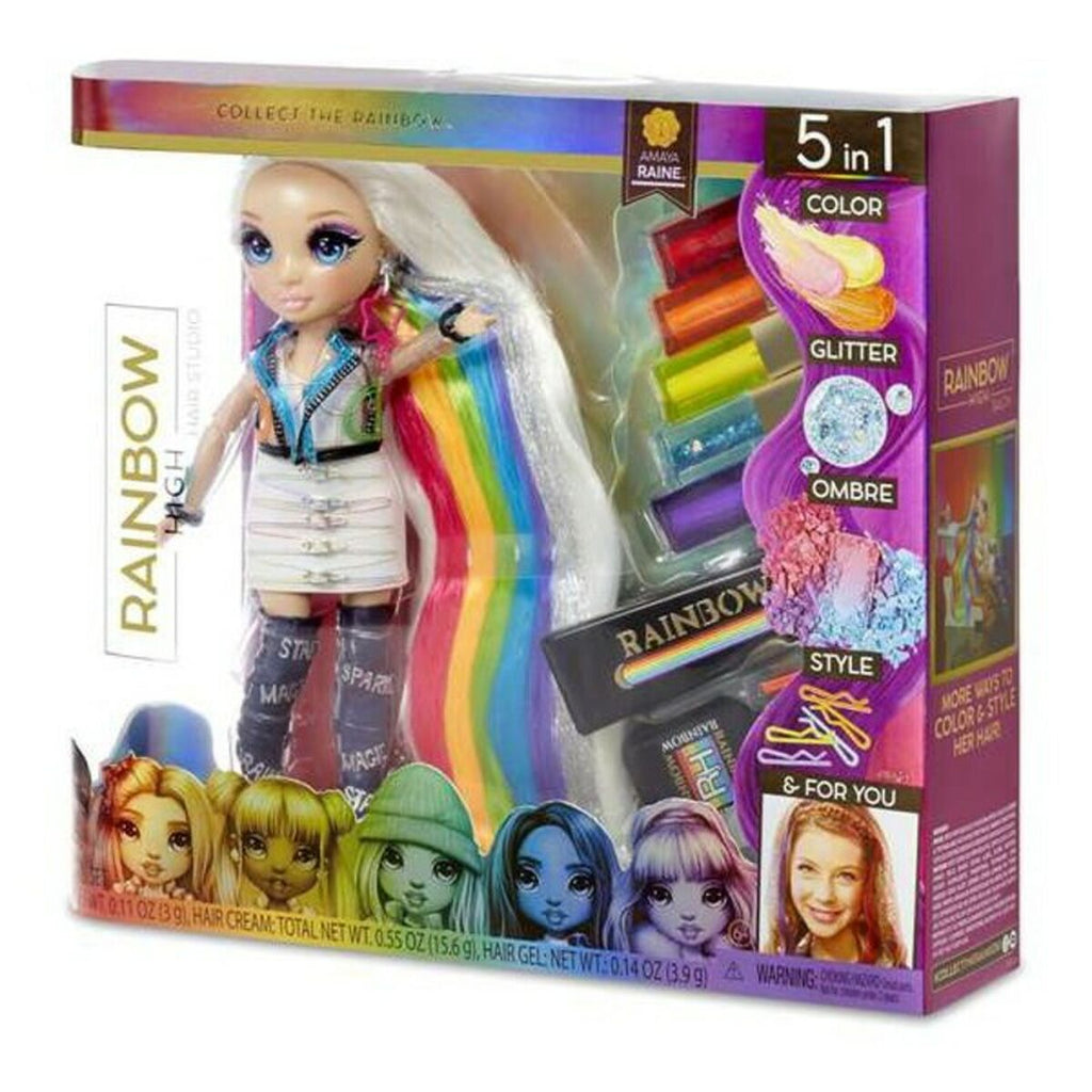 Playset Rainbow Hair Studio Rainbow High 569329E7C 5 in 1 (30 cm)