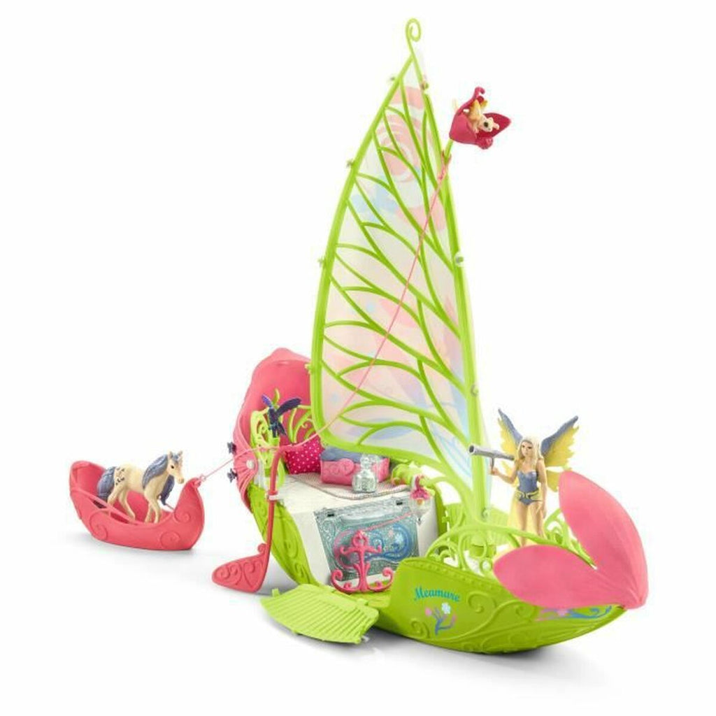 Playset Schleich Sera's magical flower boat Pferd Kunststoff