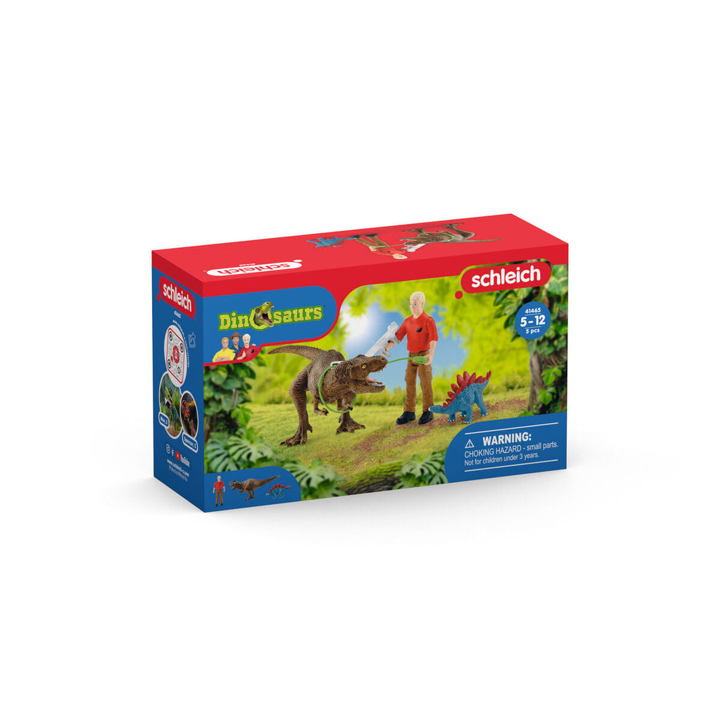 Playset Schleich Tyrannosaurus Rex Attack 41465 5 Stücke