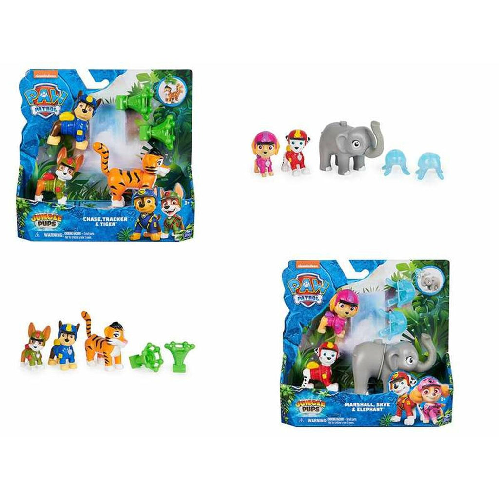 Playset The Paw Patrol Jungle (4 Stück)