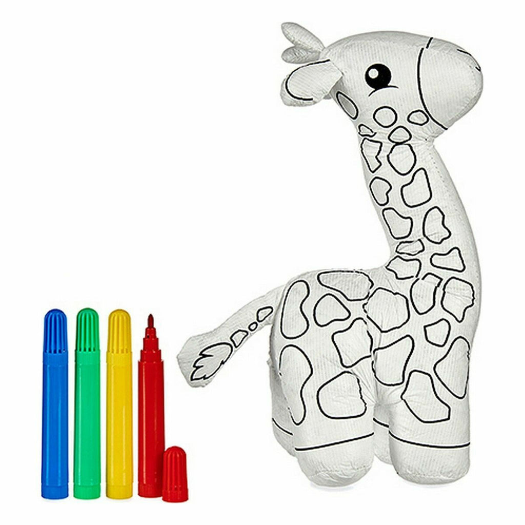 Plüsch Färbung Giraffe (8 Stück)