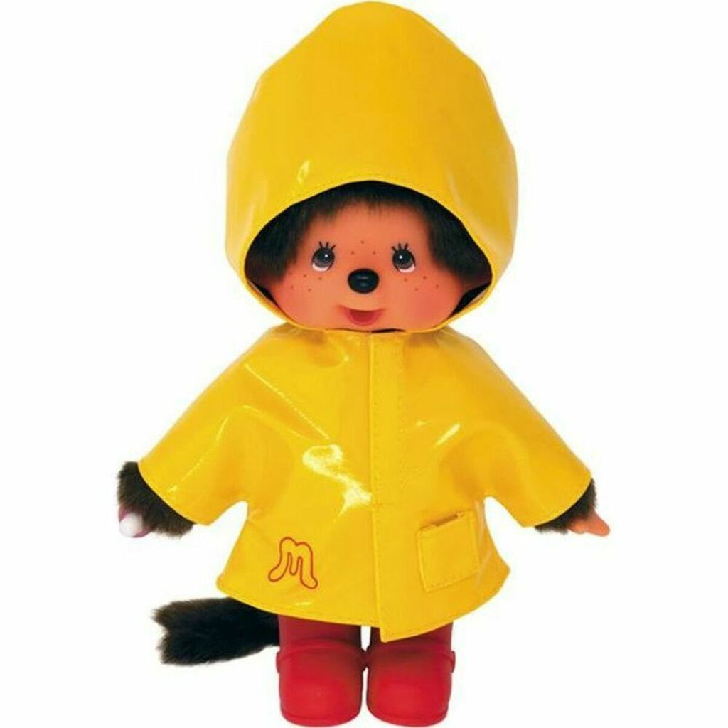 Plüschtier Bandai Monchhichi Iconic Raincoat 20 cm Gelb