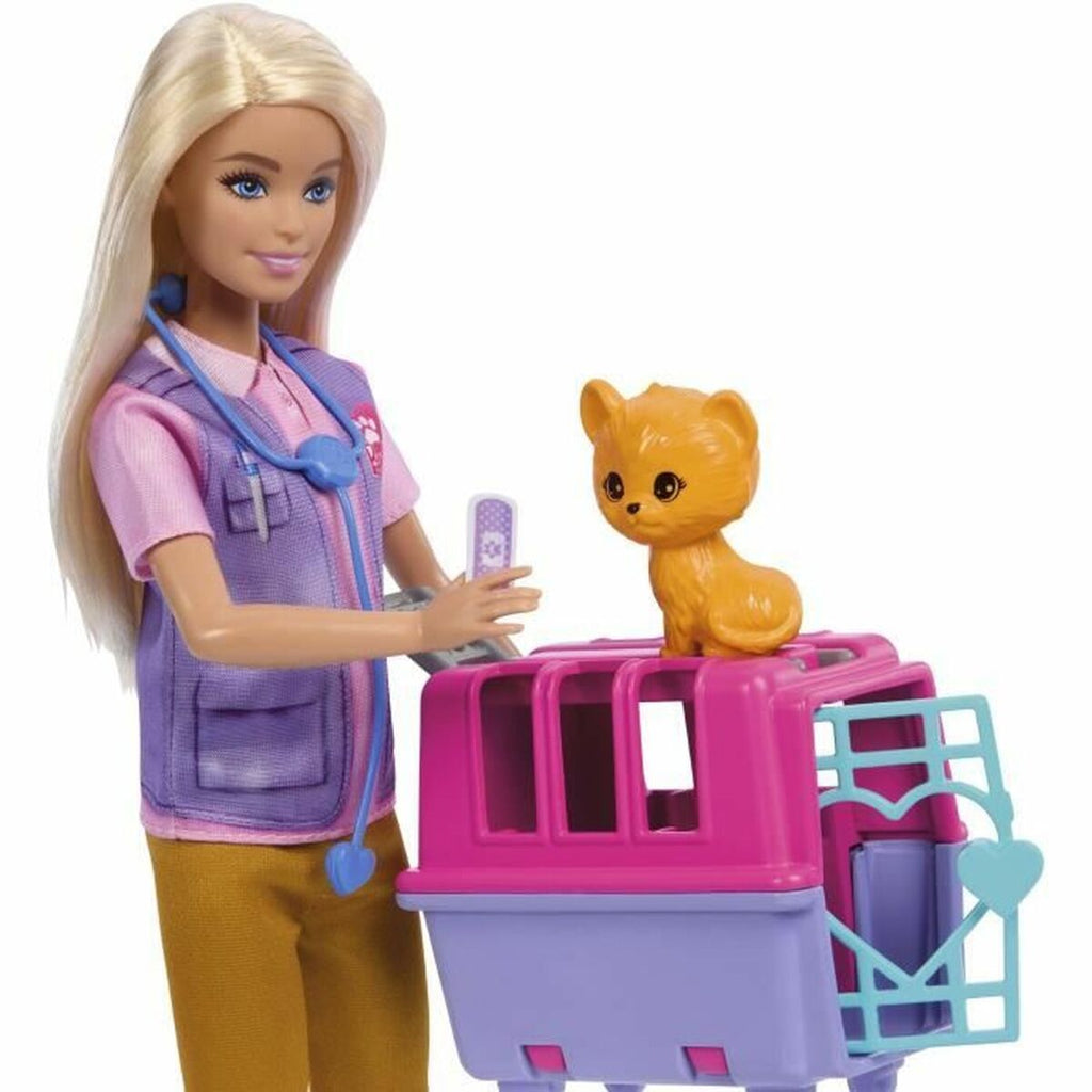 Puppe Barbie SAUVETEUSE D'ANIMAUX