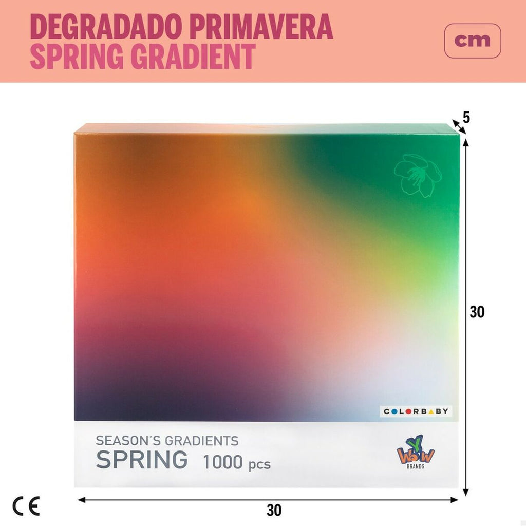 Puzzle Colorbaby Season's Gradients Spring 68 x 50 cm (6 Stück)