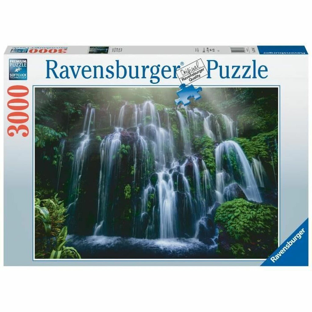 Puzzle Ravensburger Chutes d'eau, Bali Paysage et nature 3000 Stücke