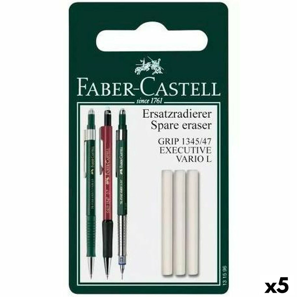 Radiergummi Faber-Castell Ersatzteil Weiß (5 Stück)