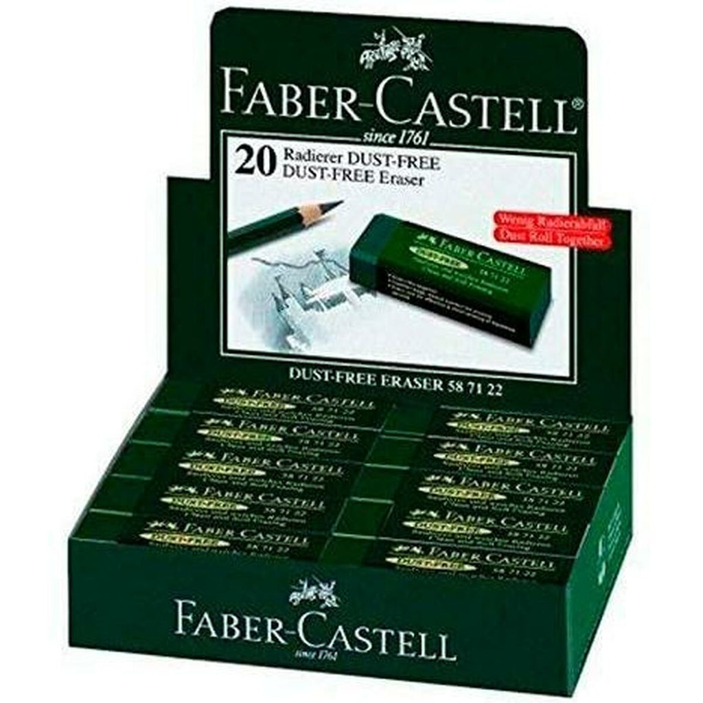 Radiergummi Faber-Castell grün (20 Stück)