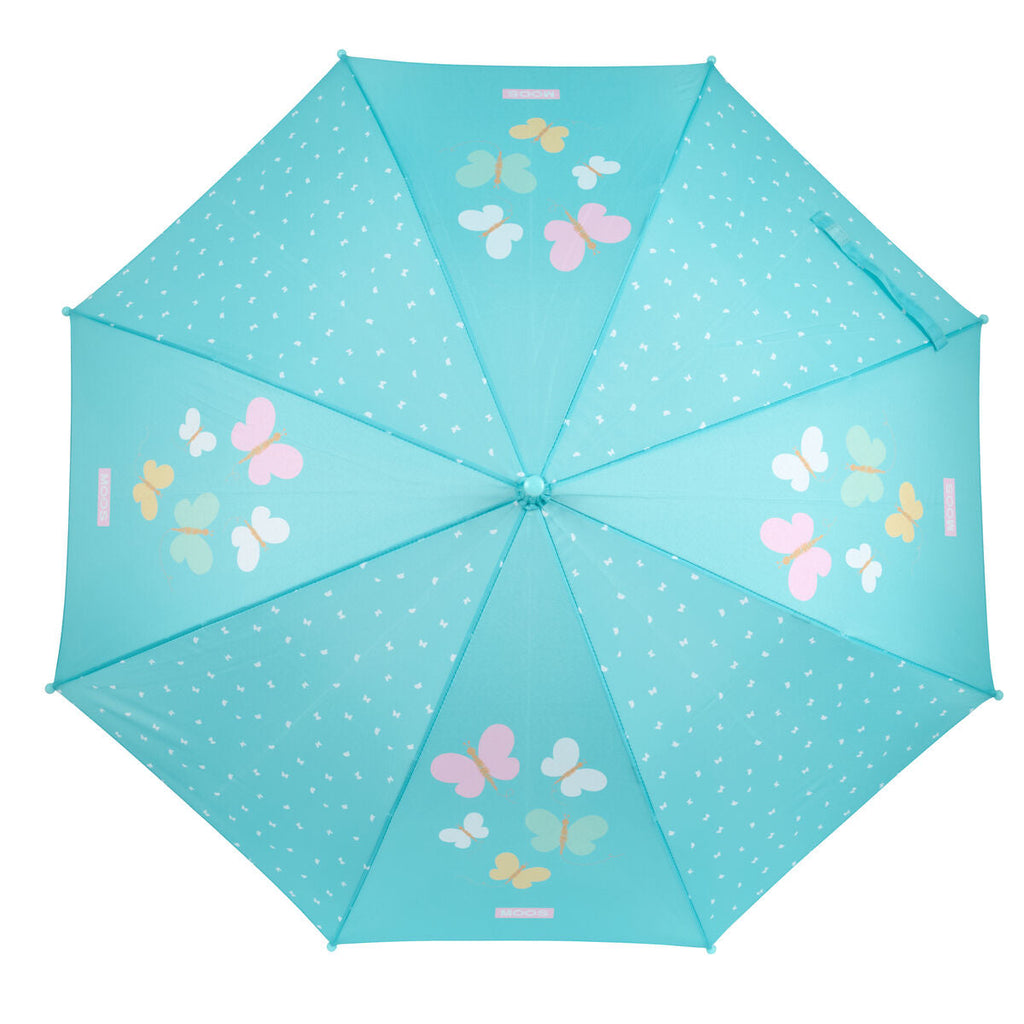 Regenschirm Moos Butterflies Blau Ø 86 cm