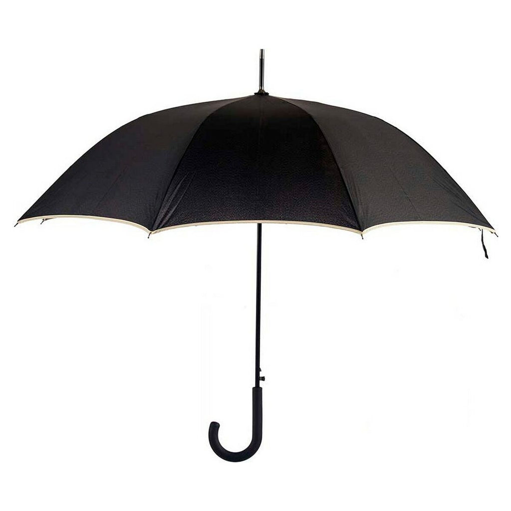 Regenschirm Schwarz Creme Metall (95 x 95 x 86 cm)